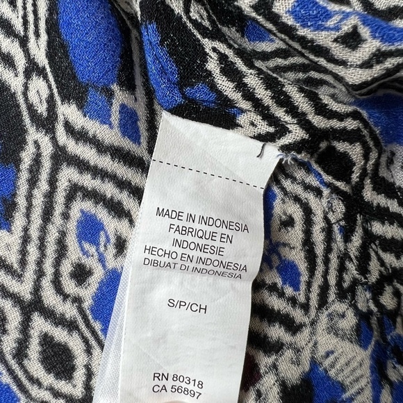 Lucky Brand Women's Blouse Boho Hippie Flowy Shirt Top Size Small - Picture 7 of 11